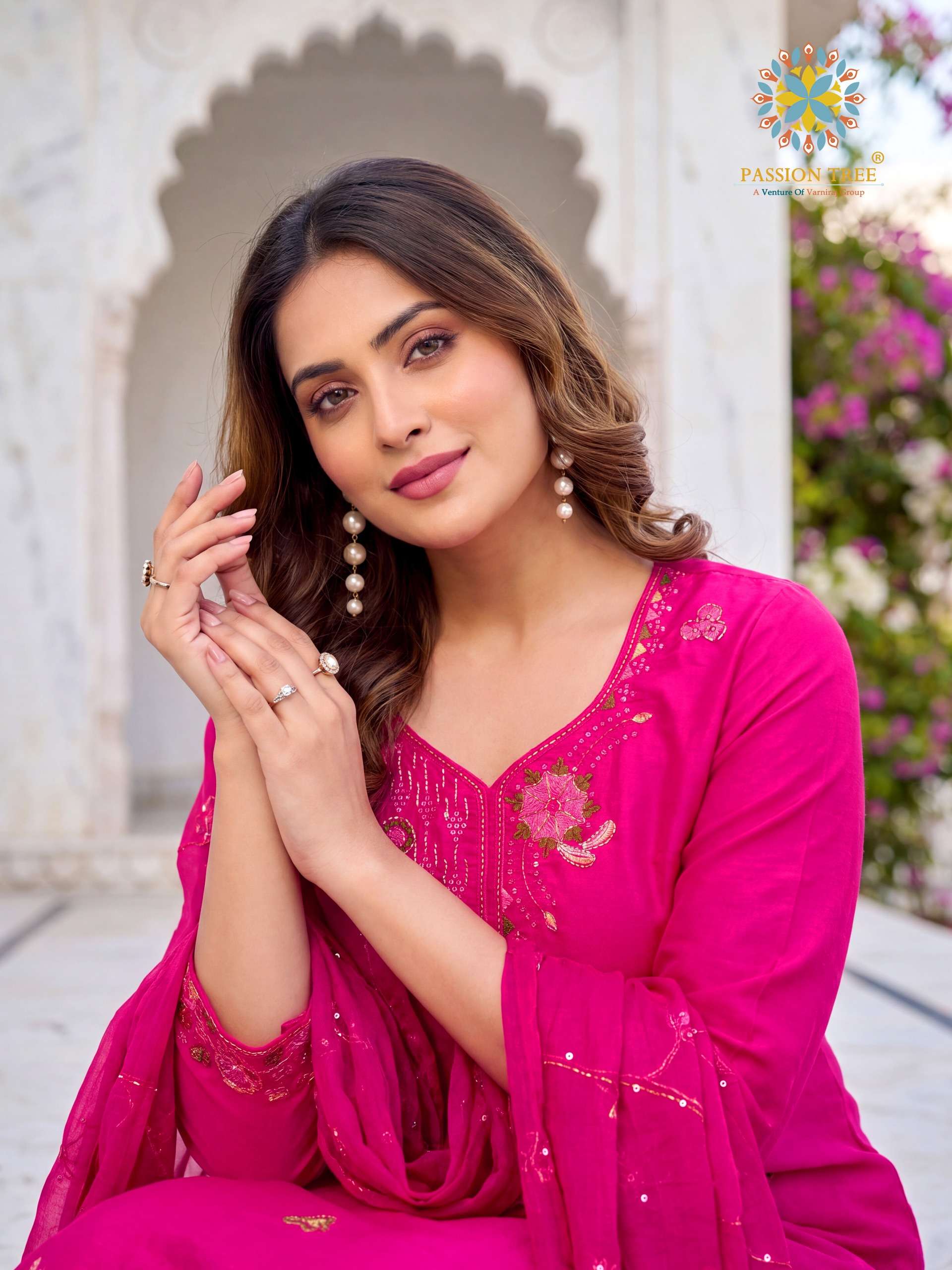 PASSION TREE VARNIKA VOL 3 SILK WITH INNER STRAIGHT KURTI WITH PANT & DUPATTA TEXTILE SHOP